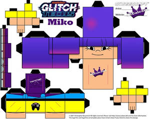 Glitch Tech Miko 2  Cubeecraft by SKGaleana small
