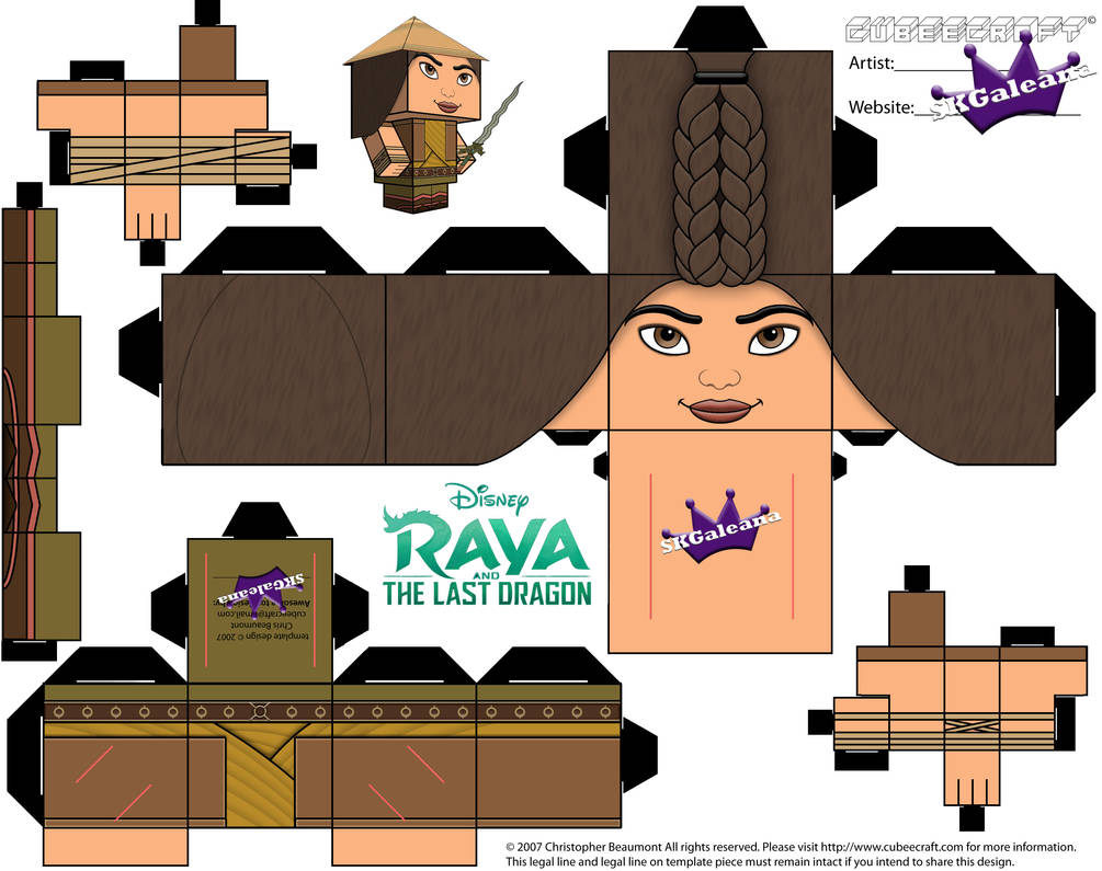 Raya and the Last Dragon Cubeecraft part 1 by SKGaleana on DeviantArt