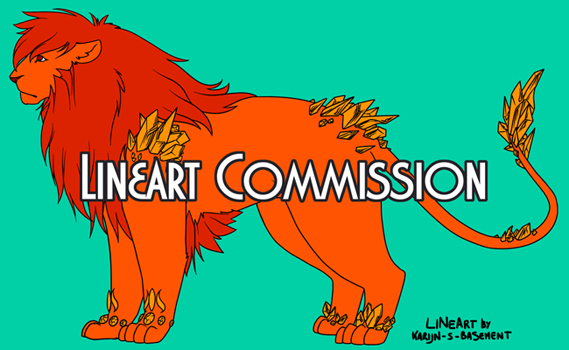 C: Dimant Lion Lineart