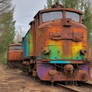 Rusty Rainbow Train