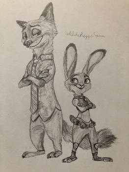 Zootopia: Judy and Nick Drawing