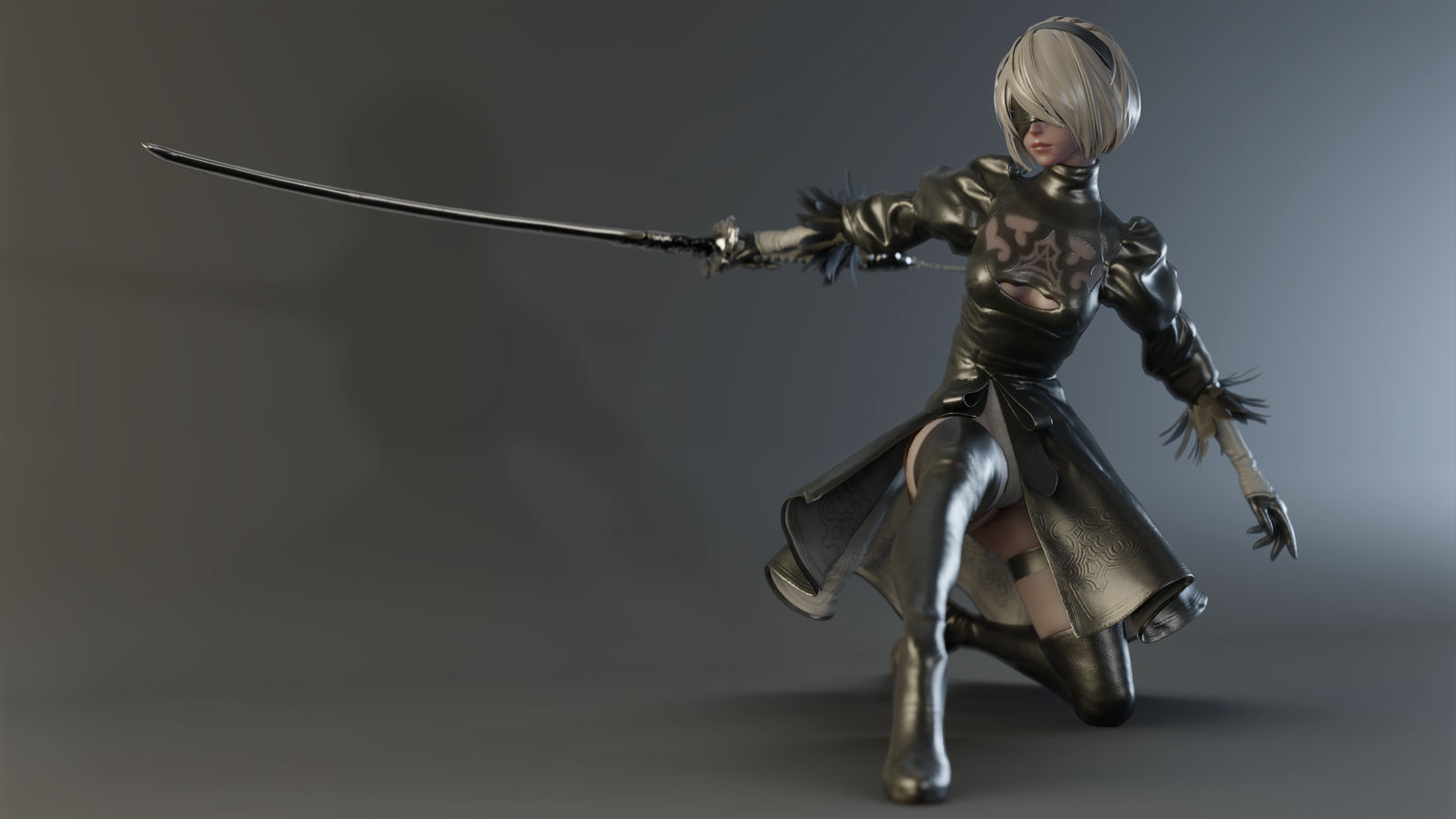 2B 2018 Render by KSE25 on DeviantArt