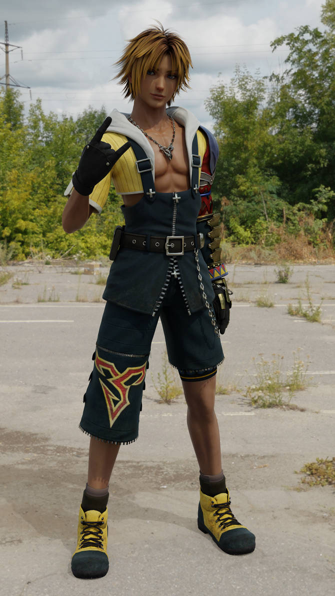 Ffx Rendering Tidus, FFX, Render 2020 by KSE25 on DeviantArt