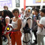 Chell and GLaDOS MCM 2013