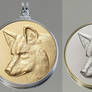 Good Spirit Wolf in Jewelry Coin Bezels