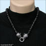 Snarling Fenrir Wolf Terminators on Bead Necklace