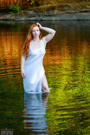 River of Color, Model in White