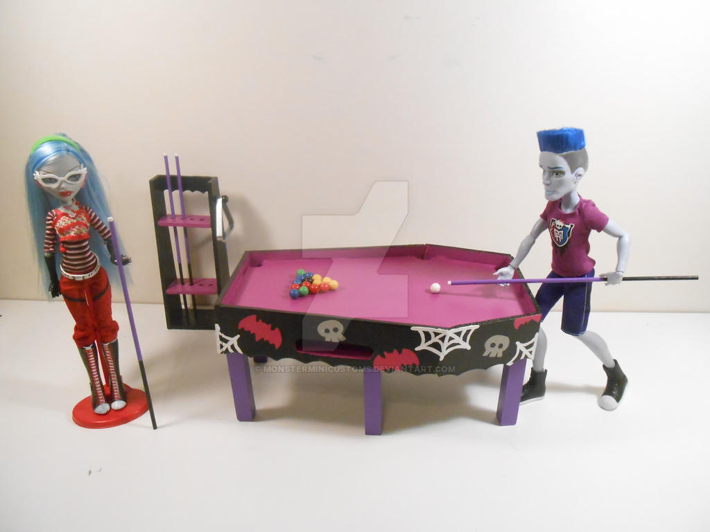 Monster High Furniture - Coffin Pool Table