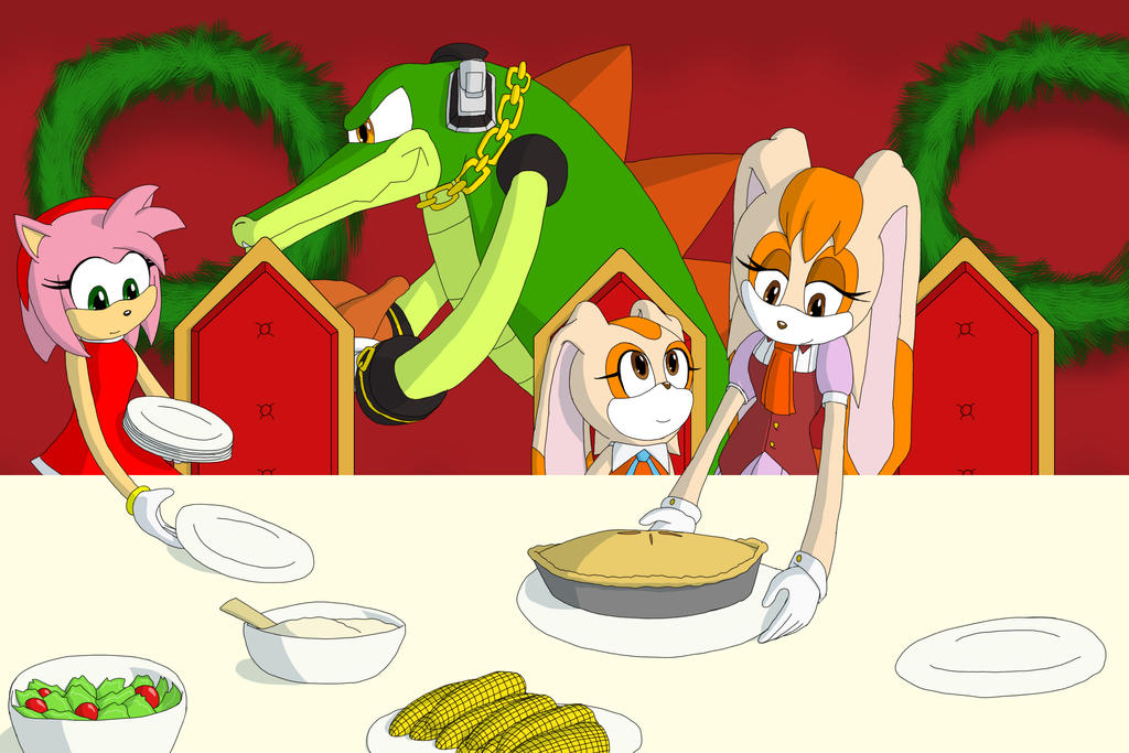 Hamlet Rabbit Inherits Resturants Dinner at the Rabbit's by Vixie-Reynard on DeviantArt