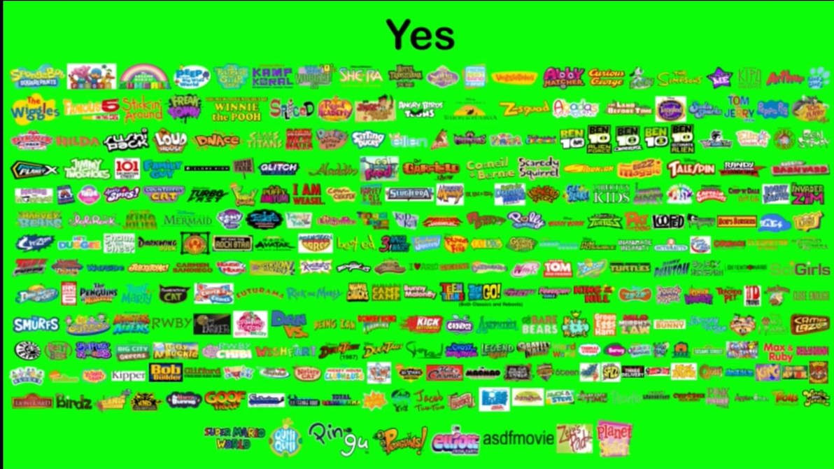 Yes List My Yes Cartoons List by inemchang on DeviantArt