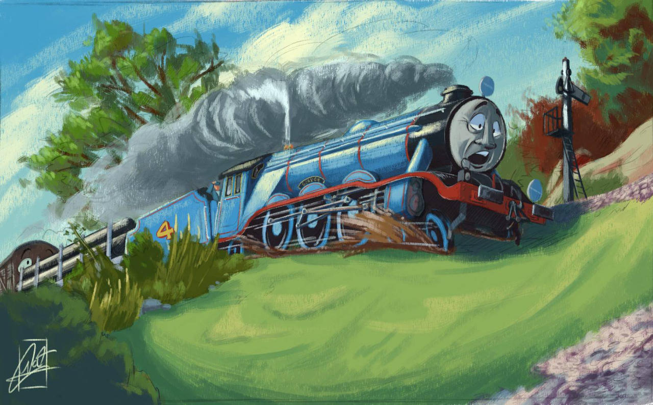 Gordon the Big Engine by Emvortex on DeviantArt