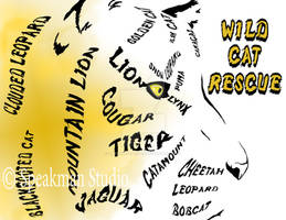 Wild Cat Rescue Text Dominate Poster