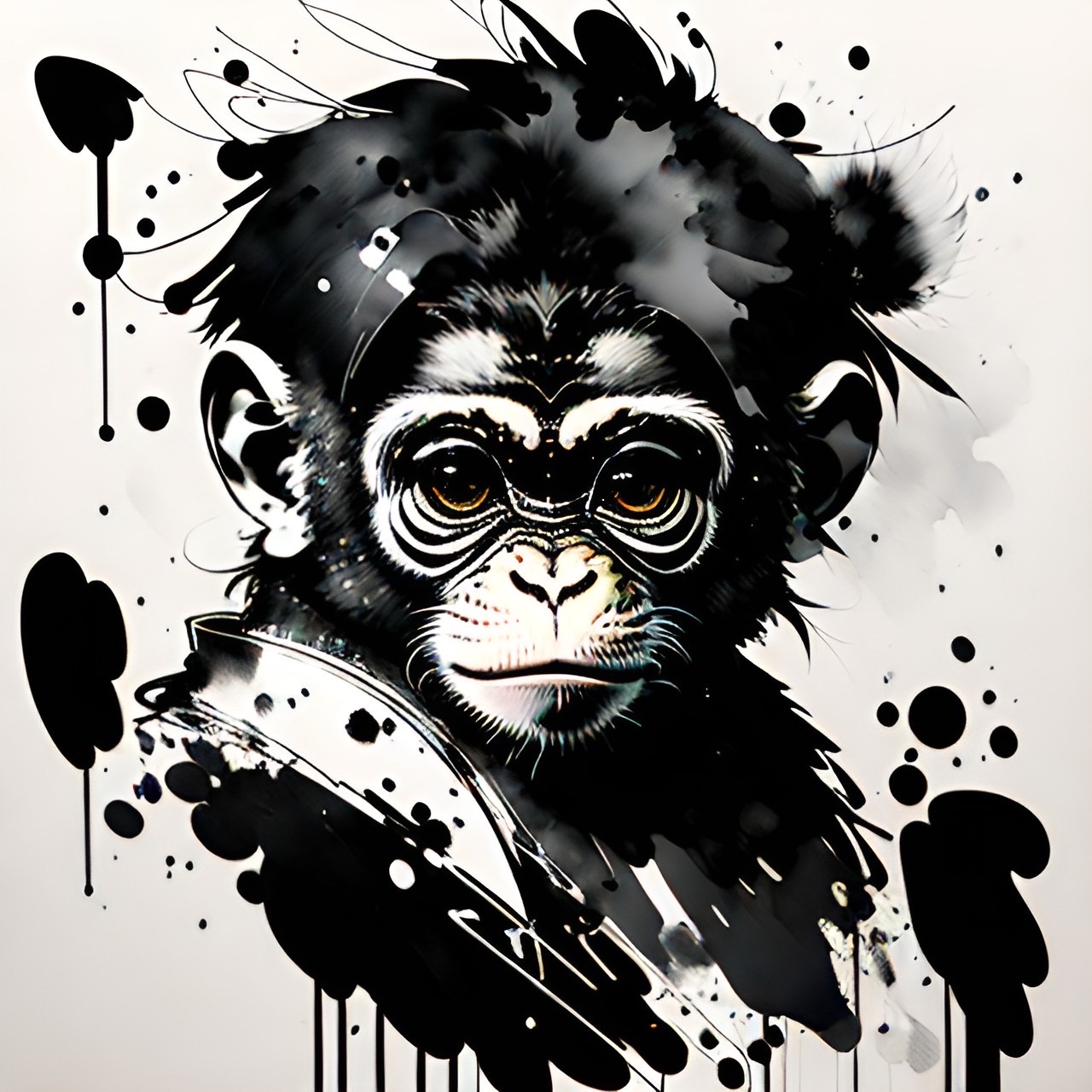 Monkey Ink Design Ink monkey by jurga22 on DeviantArt