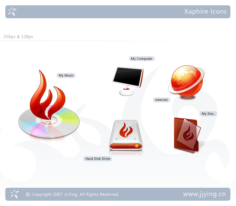 Xaphire Icons Preview