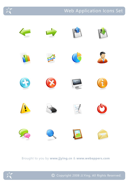 Web Application Icons Set