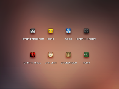 16px StarWars Icons