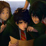 Moony, Wormtail, Padfoot and Prongs