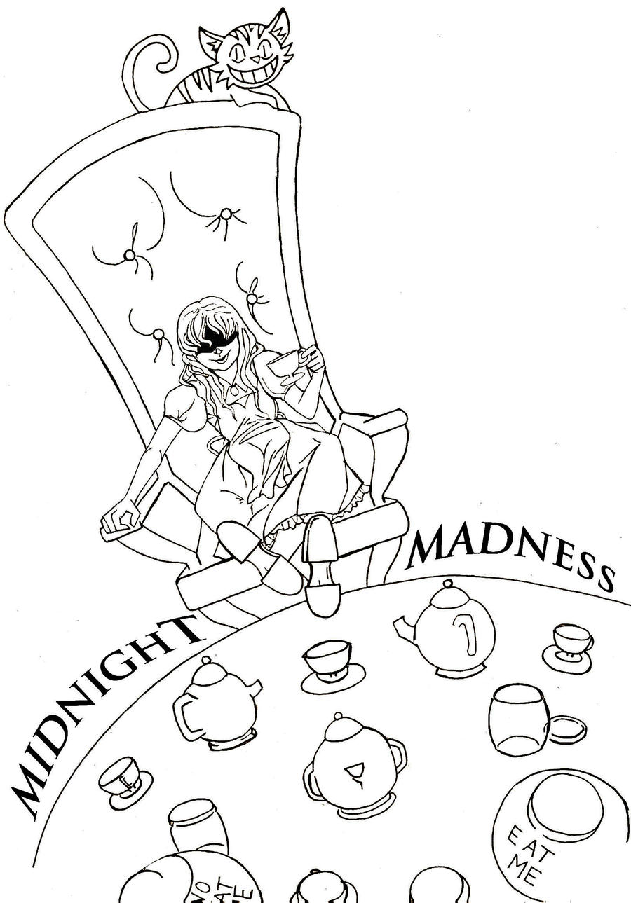 Midnight Madness lineart