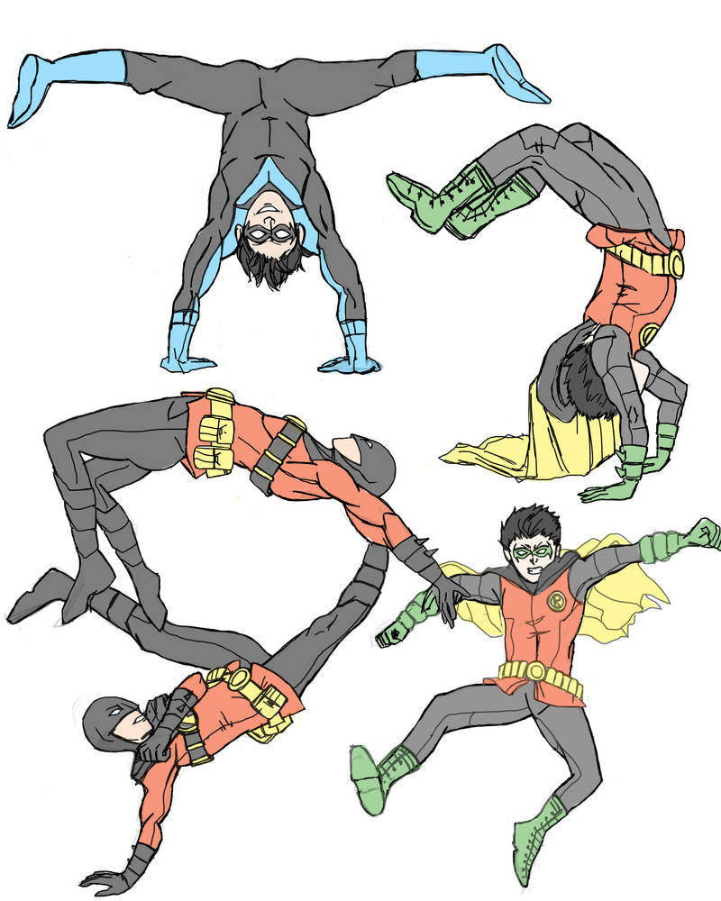 Robin Dynamic Poses Robin Poses by MonocleBunny on DeviantArt