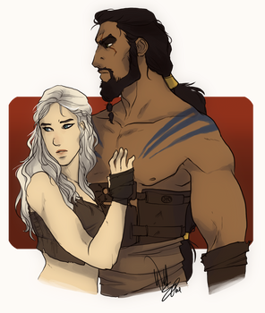 Game of Thrones - Daenerys and Khal Drogo