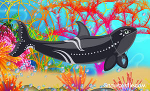 Snowbristle Orca Art