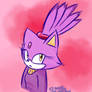 Purple cat