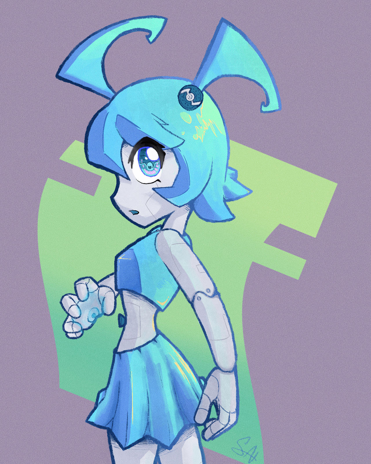Robo Rabbit Girl Robo Girl by SleepingAmbitions on DeviantArt