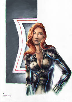 Black Widow copic color