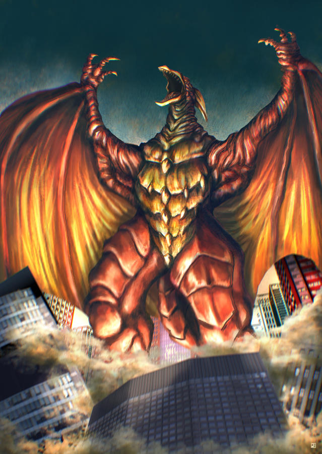 Rodan by cric on DeviantArt