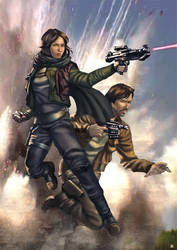 Rogue One Jyn and Cassian