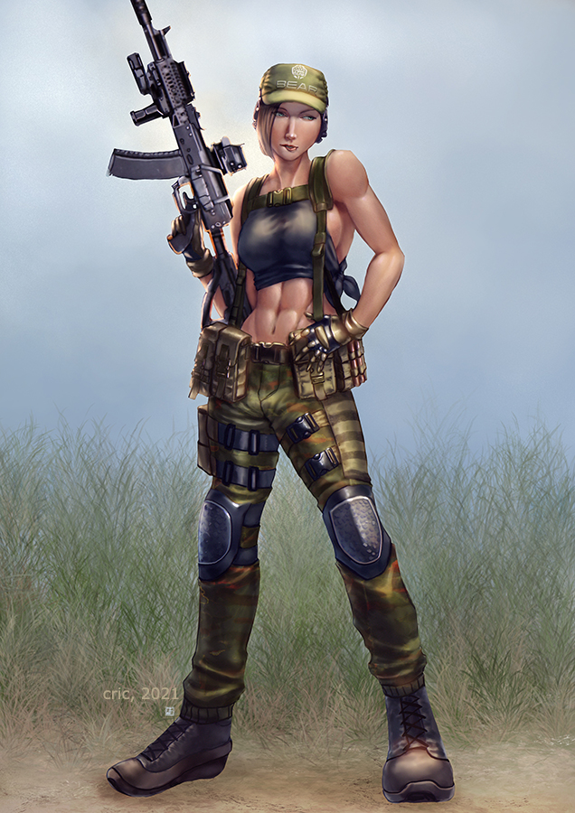 Commission- Escape from Tarkov Pin Ups BEAR girl by cric on DeviantArt