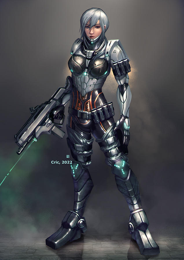 Commission- Hi Tech Armor Elliana by cric on DeviantArt