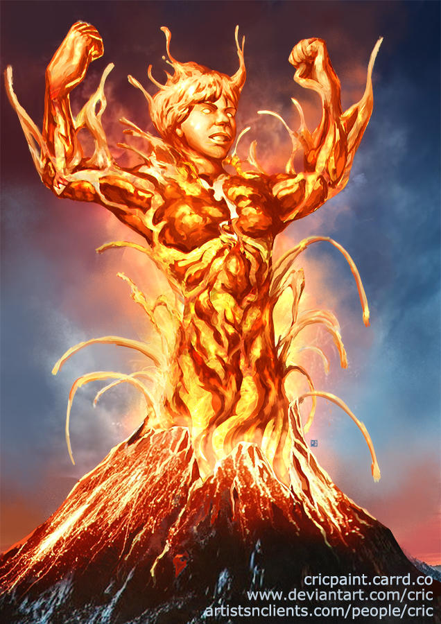 Commission- Volcanic Man by cric on DeviantArt