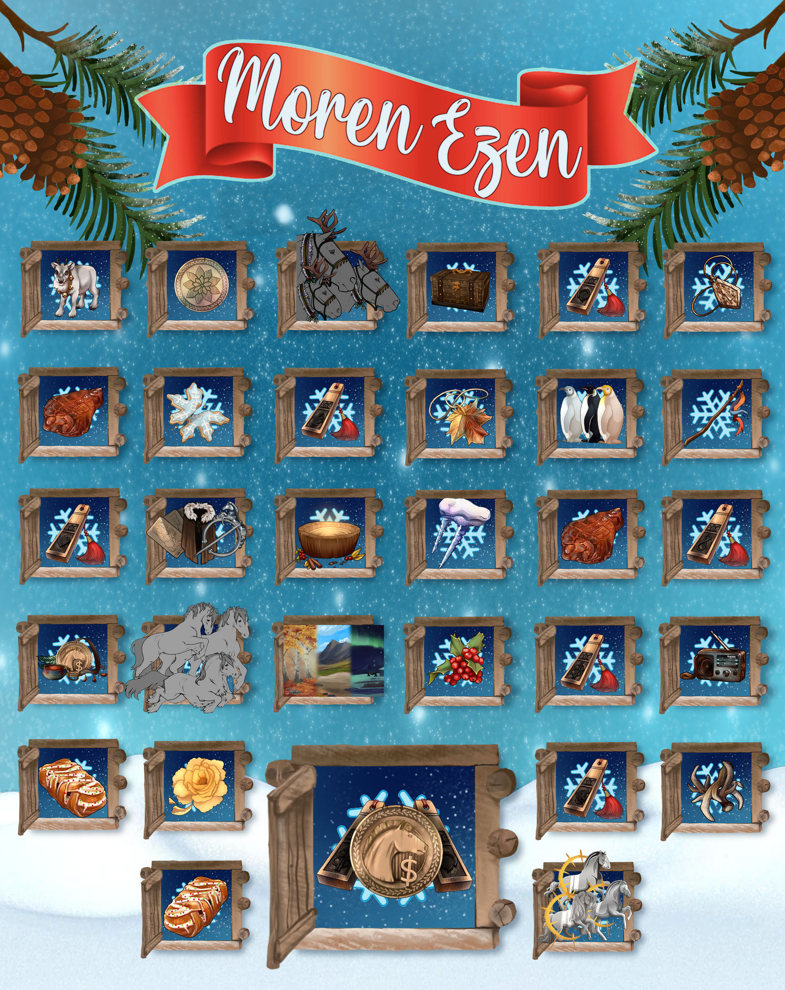 2023 Yuletide Gift Calendar by LoreOfME on DeviantArt