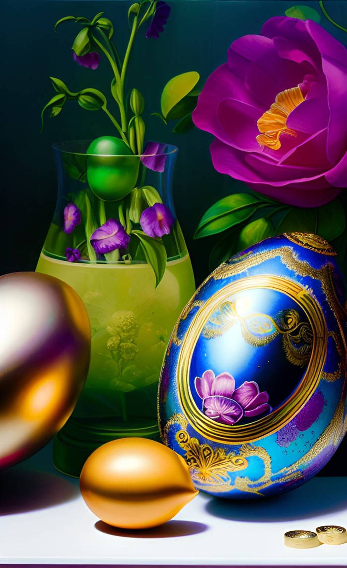 Easter Scene by setareham on DeviantArt
