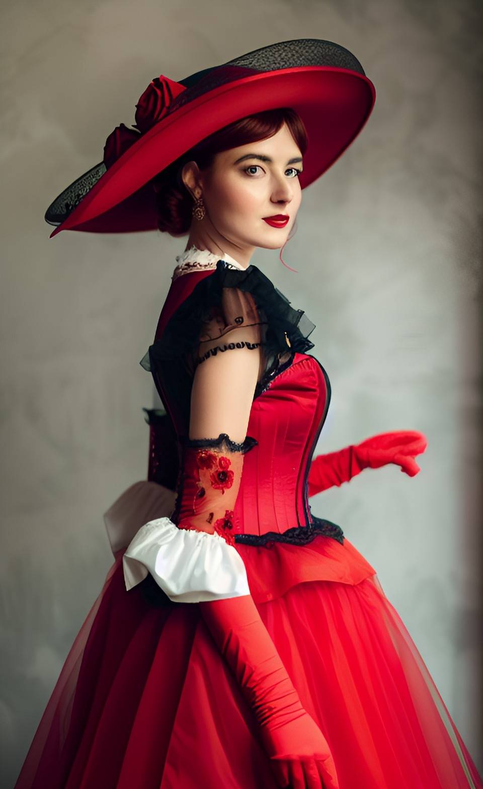 Red corset 2 by setareham on DeviantArt