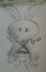 Ninja Bunny doodle