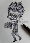 Chibi Ryuk from Death Note by Crishzi