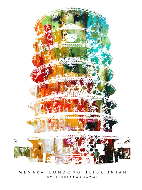 Menara Condong Teluk Intan Painting Version By Ainulazwanazmi On Deviantart