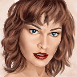 Portrait of Milla Jovovich