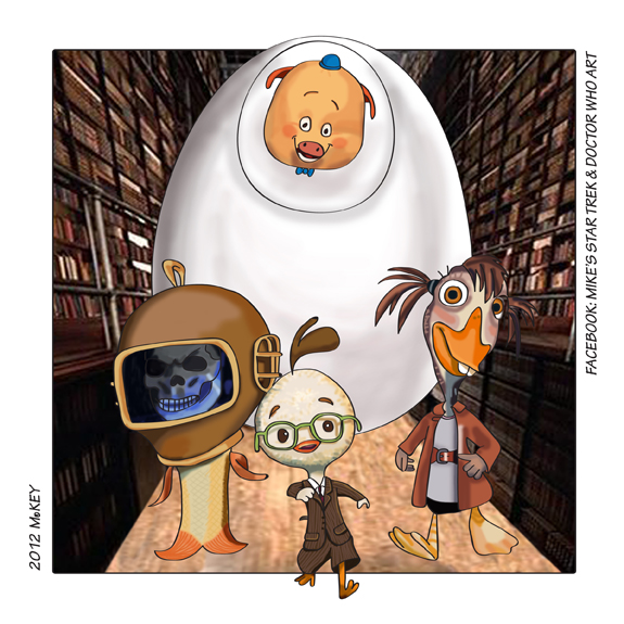 Doctor Who - Chicken Little/Silence in the Library