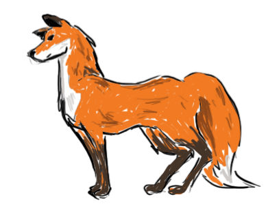 Fox drawing in 15 minutes by Kattomatic on DeviantArt