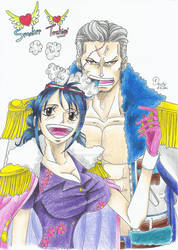 ONE PIECE - Smoker and Tashigi