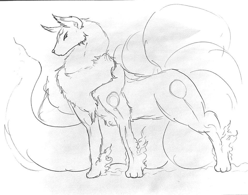 Mega 9 Tails Mega Ninetails by NightmareEclipse on DeviantArt