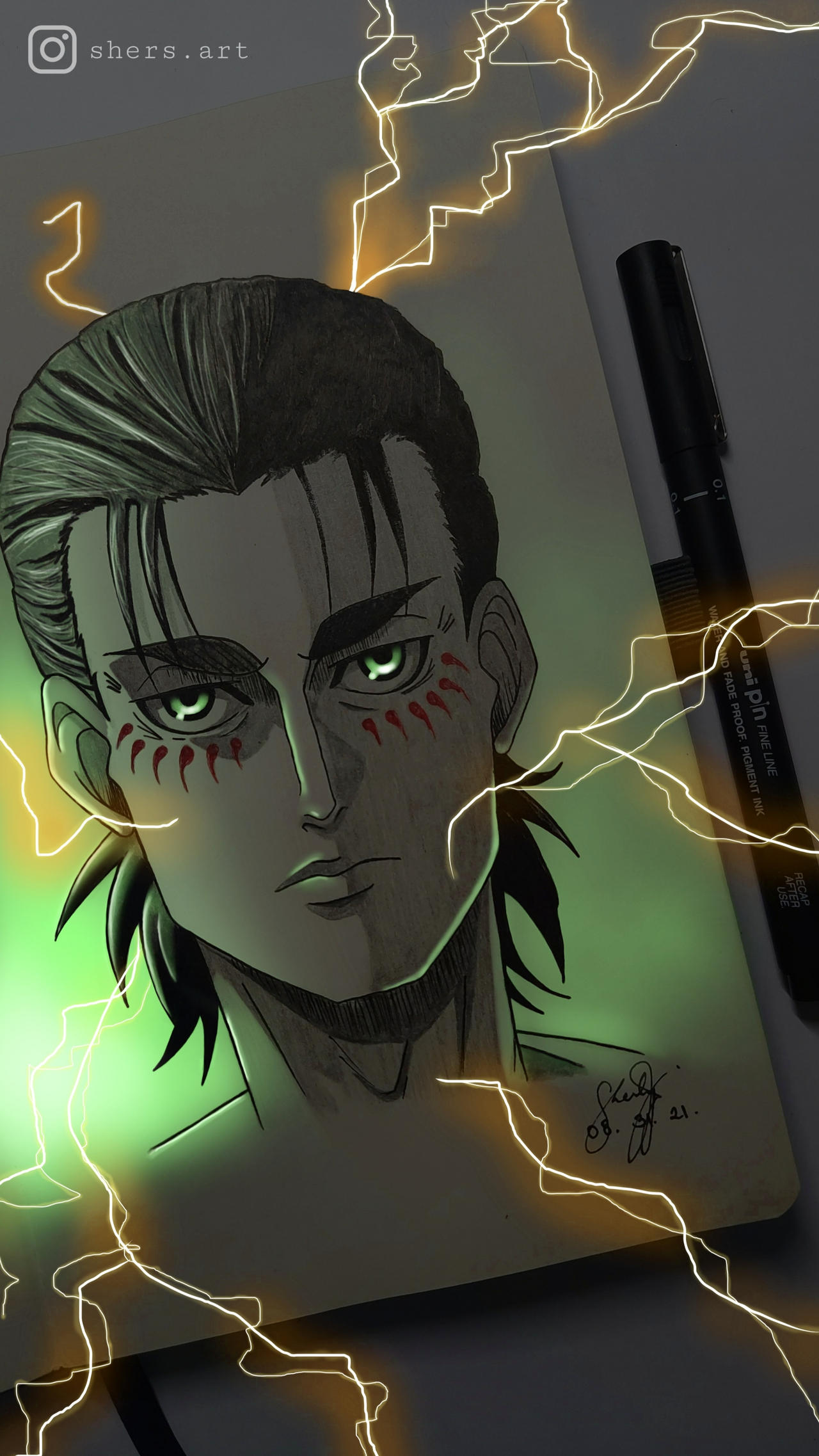 Eren Jaeger Glow Art Attack On Titan Season 4 By Shers Art On Deviantart Eren Jaeger Glow Art Attack On Titan Season 4 By Shers Art On Deviantart
