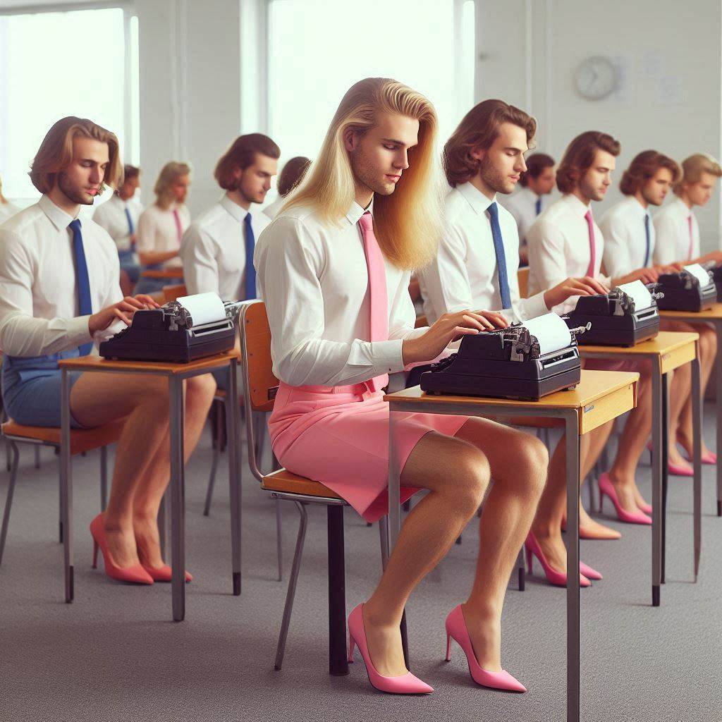 Modern college secretarial class by Lizripper2000 on DeviantArt