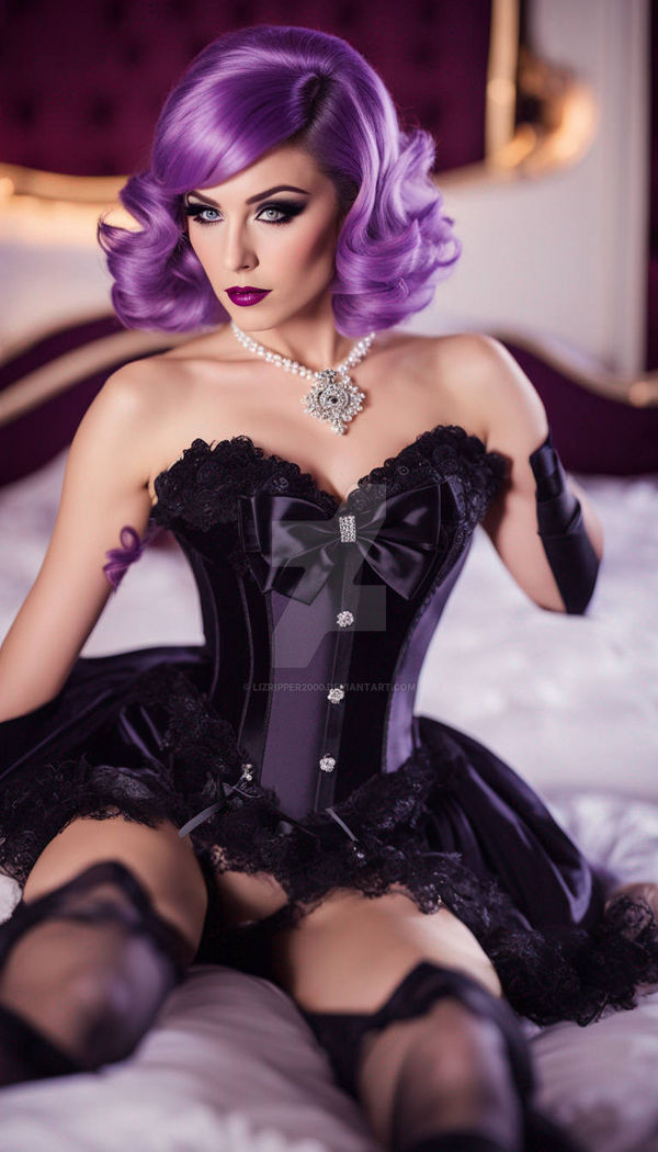 22-year-old Feminine Crossdresser, Auburn Bouffant