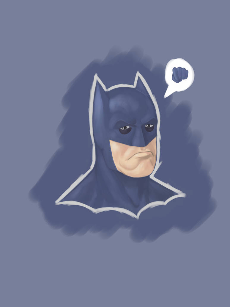 Batman Headshot by dhiars on DeviantArt