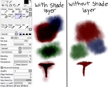 Blood Brush Settings - Paint tool SAI