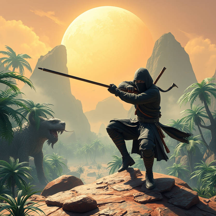 Foreign Ninja Ninja On Foreign Planet, Jungle Setting Predator H by wengai on DeviantArt
